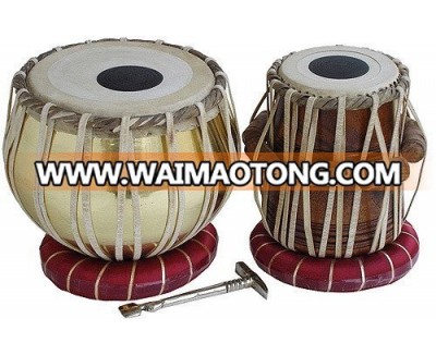 Professional 2.5 KG Brass Bayan Shesham Wood Dayan Musical Instrument India Indian Tabla Drums Set