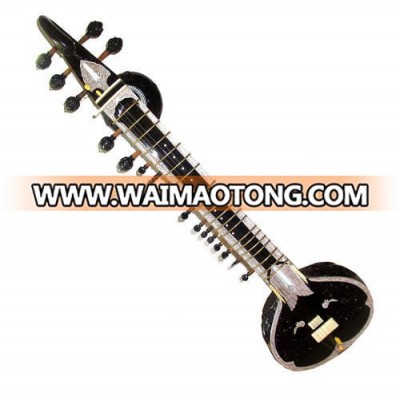 Indian DOUBLE TUMBA SITAR RAVI SHANKAR STYLE WITH FIBER BOX PROFESSIONAL QUALITY India